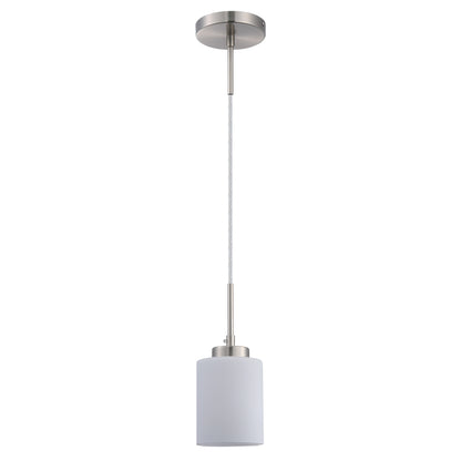 ASD Lighting Mini-Pendant 1xE26 60W 120V Satin Nickel ETL