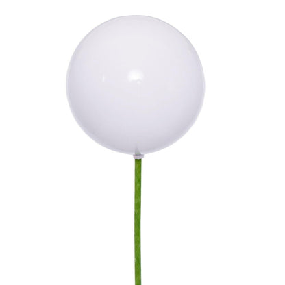 Vickerman 4" White Pearl UV Drilled Ball Ornament 6 per bag.