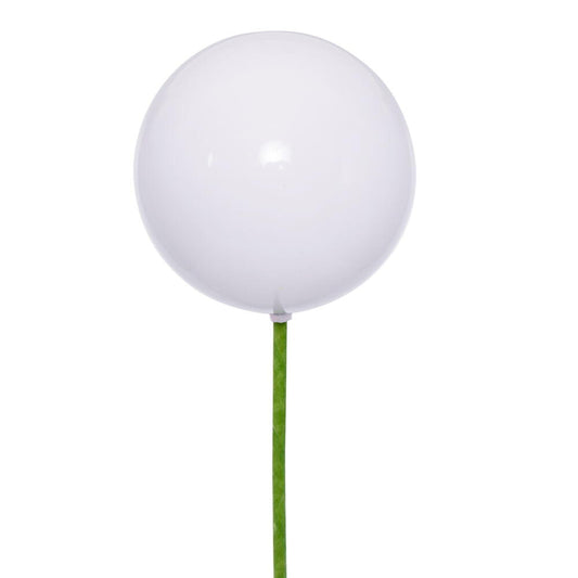 Vickerman 4" White Pearl UV Drilled Ball Ornament 6 per bag.