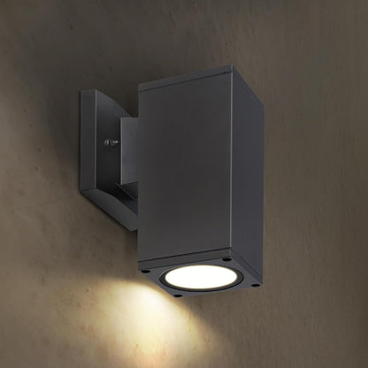 ASD Lighting LED Round Outdoor Wall Cylinder 9W CCT Selectable 3000/4000/5000K with Photocell Oil Rubbed Bronze ETL