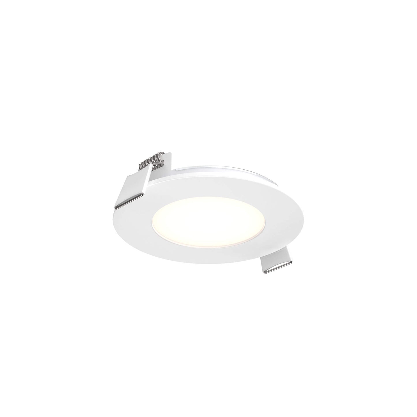 DALS 3" LED Flat Round Panel Universal 120V,347V,010V Dimming, 6Watts, 400 Lumens, 3000K
