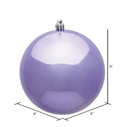 Vickerman 8" Lavender Shiny Ball Ornament