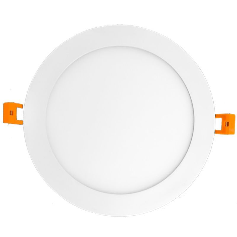 Westgate 8' Round LED Ultra Slim Recessed Light 18W 12600 Lumens 5000K, Residential Lighting, 18W, 1300 Lumens, 5000K, White Finish, Dimmable