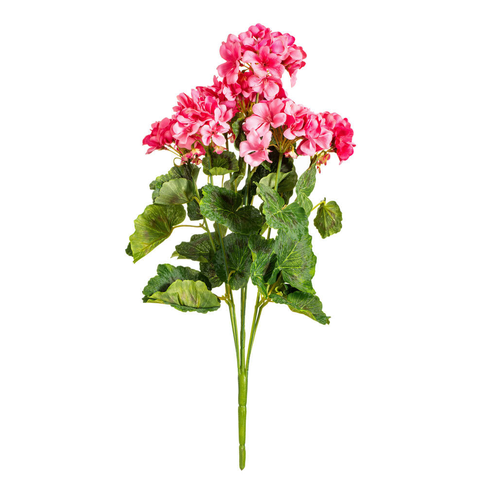 Vickerman 19 5" Artificial Coral Geranium Bush.