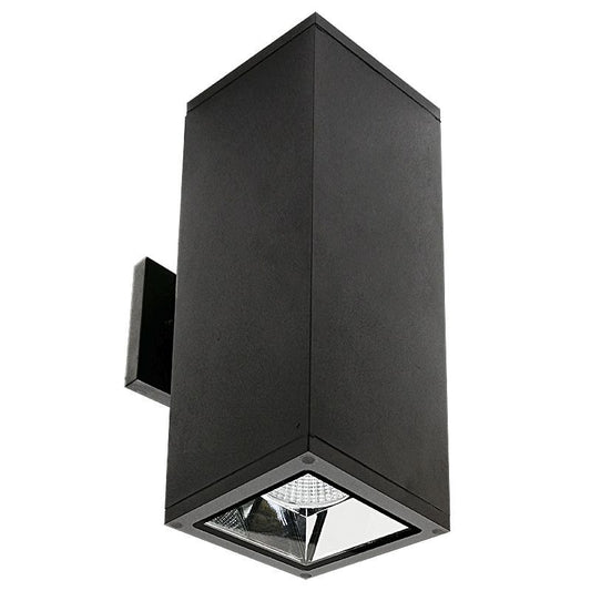 Westgate 5In Sq Wall Cyl. Up/Down Light 40W 30K/40K/50K Dual Dim. - Black, Outdoor Lighting, 40W, 3200 Lumens, 30K/40K/50K, Black Finish, TRIAC Dimming+
0-10V