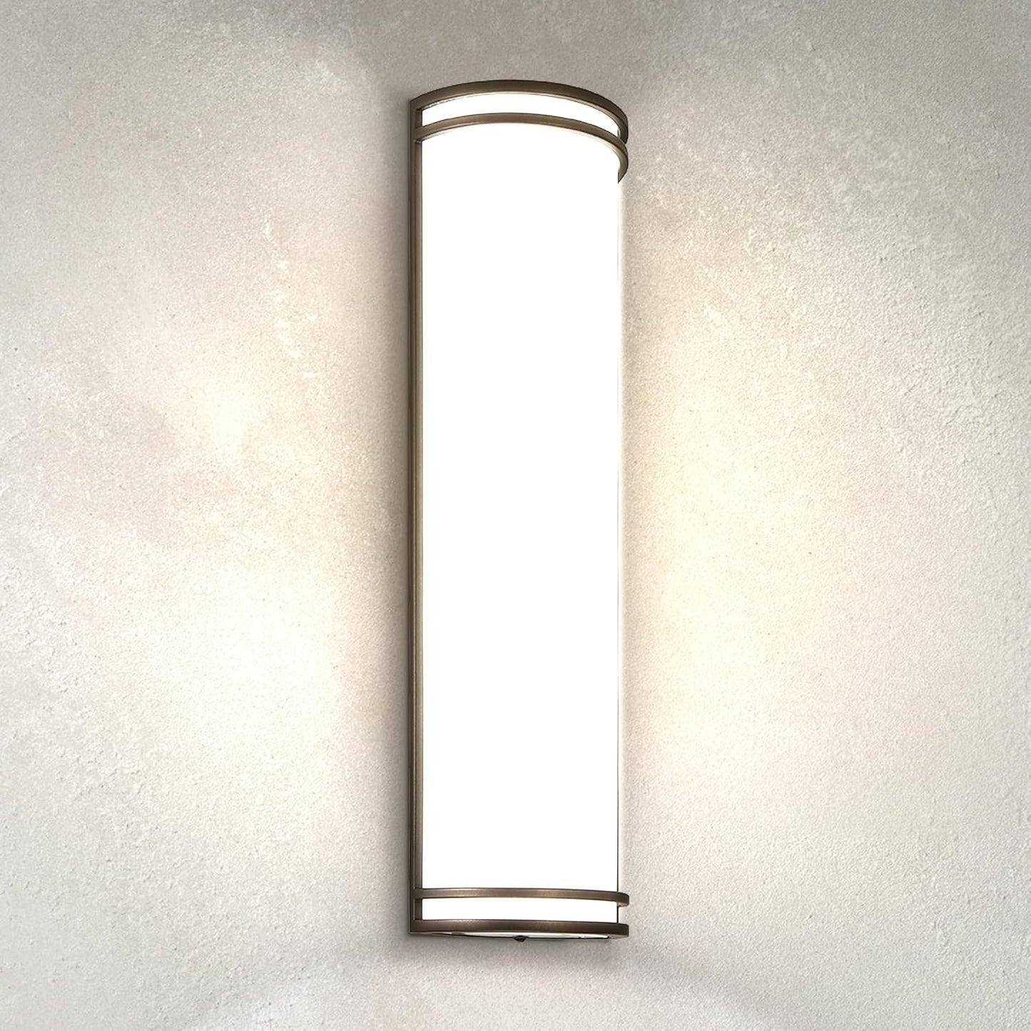 ASD Lighting LED Outdoor Wall Sconce 24" 25W 120-277V CCT Selectable 3000/4000/5000K Dimmable Oil Rubbed Bronze ETL