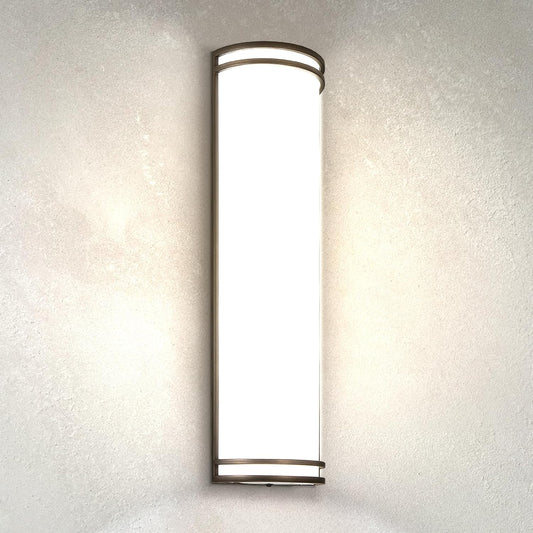 ASD Lighting LED Outdoor Wall Sconce 24" 25W 120-277V CCT Selectable 3000/4000/5000K Dimmable Oil Rubbed Bronze ETL