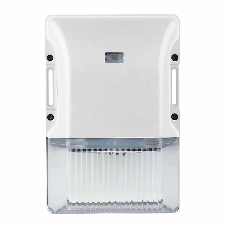 Westgate Modern LED Small Non-Cutoff Wall Pack With Photocell, Outdoor Lighting, 15W, 1875 Lumens, 5000K, White Finish