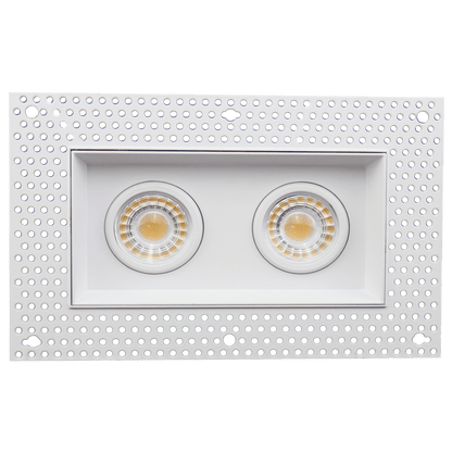 Goodlite 3 Inch Trimless LED Double Gimbal Fixture, Selectable Color Temperature, 27,30,35,41,50K