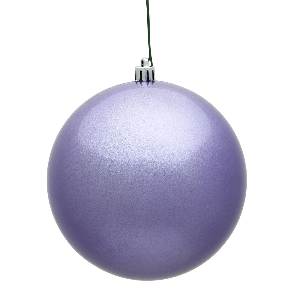 Vickerman 4" Lavender Candy Ball Ornament 6 per Bag