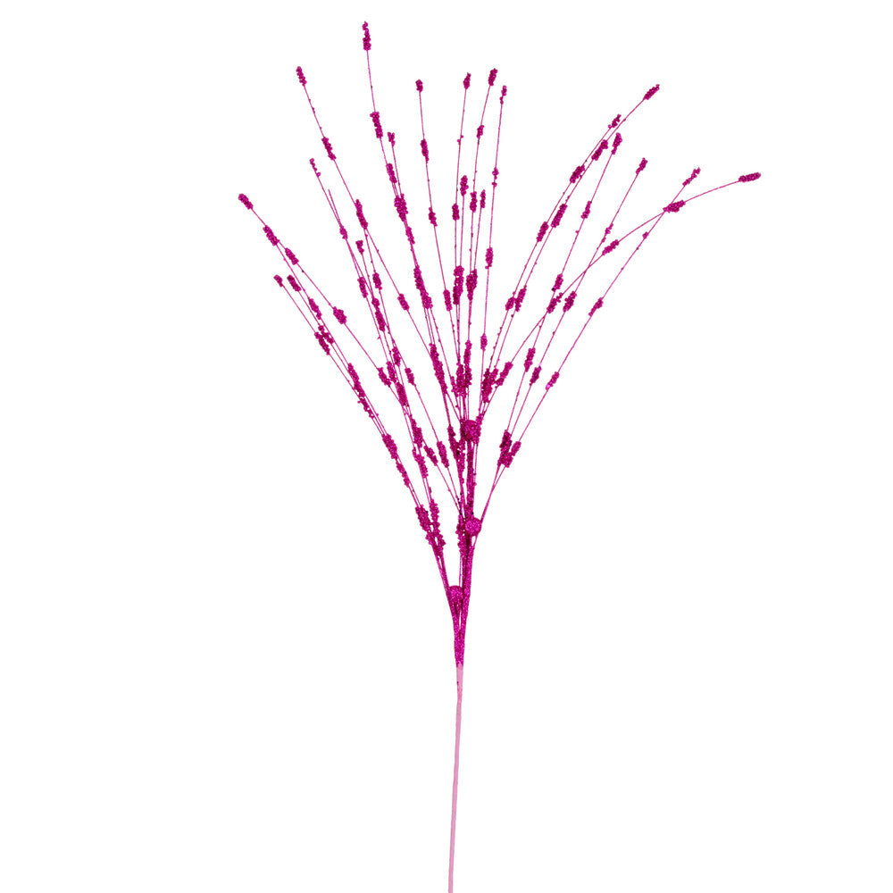 Vickerman 36" Hot Pink Berry Glitter Spray 6 per bag.