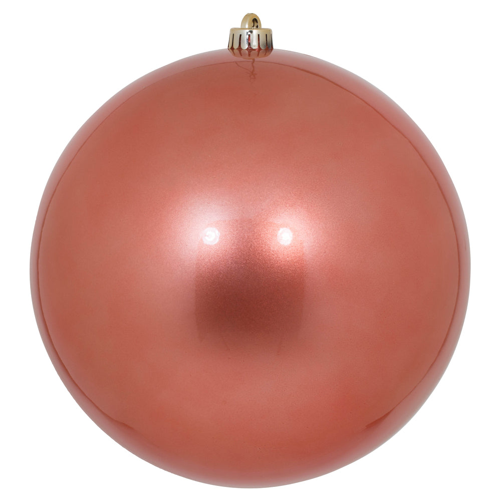 Vickerman 12" Coral Candy Ball Ornament