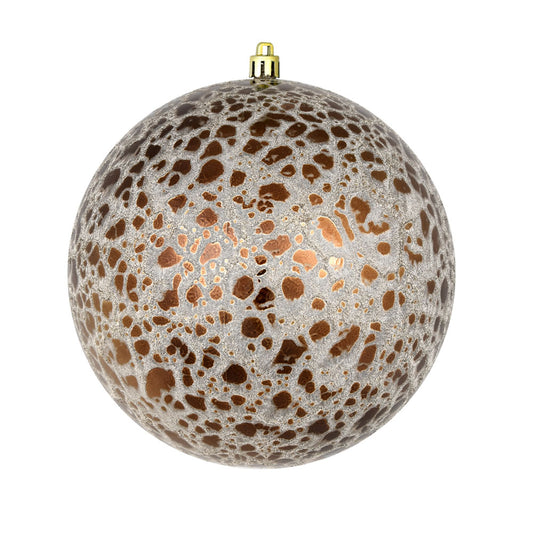 Vickerman 8" Mocha Crackle Ball Ornament