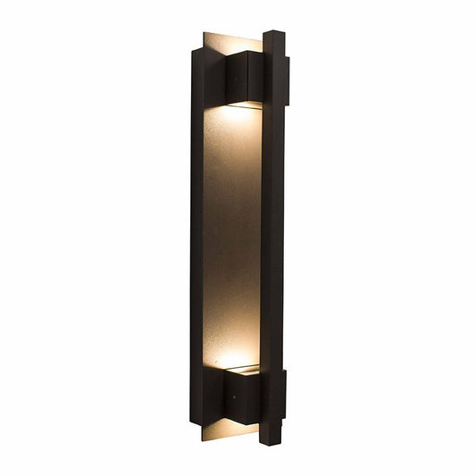 Westgate LED Wall Sconce Light, Outdoor Lighting, 10W(2.5Wx4), 900 Lumens, 3000K, Dark Bronze Finish