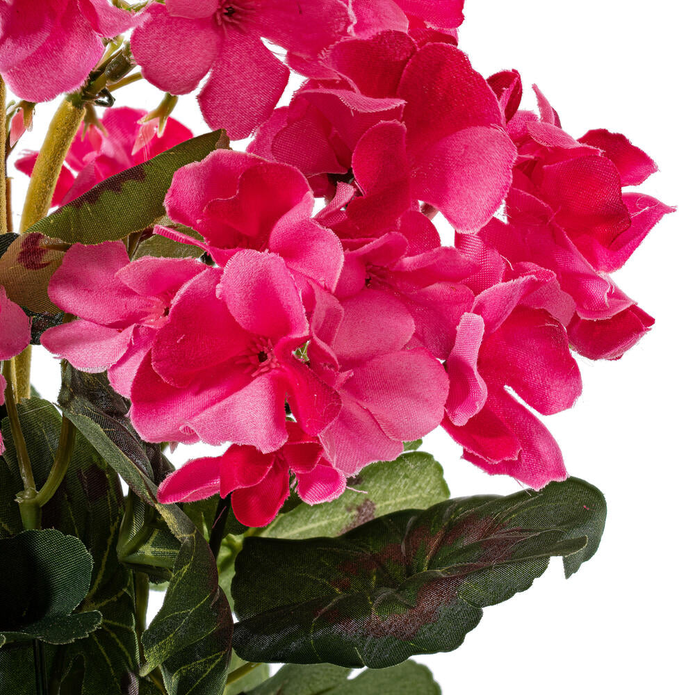 Vickerman Artificial 20" Pink Geranium Bush 4 per Pack.