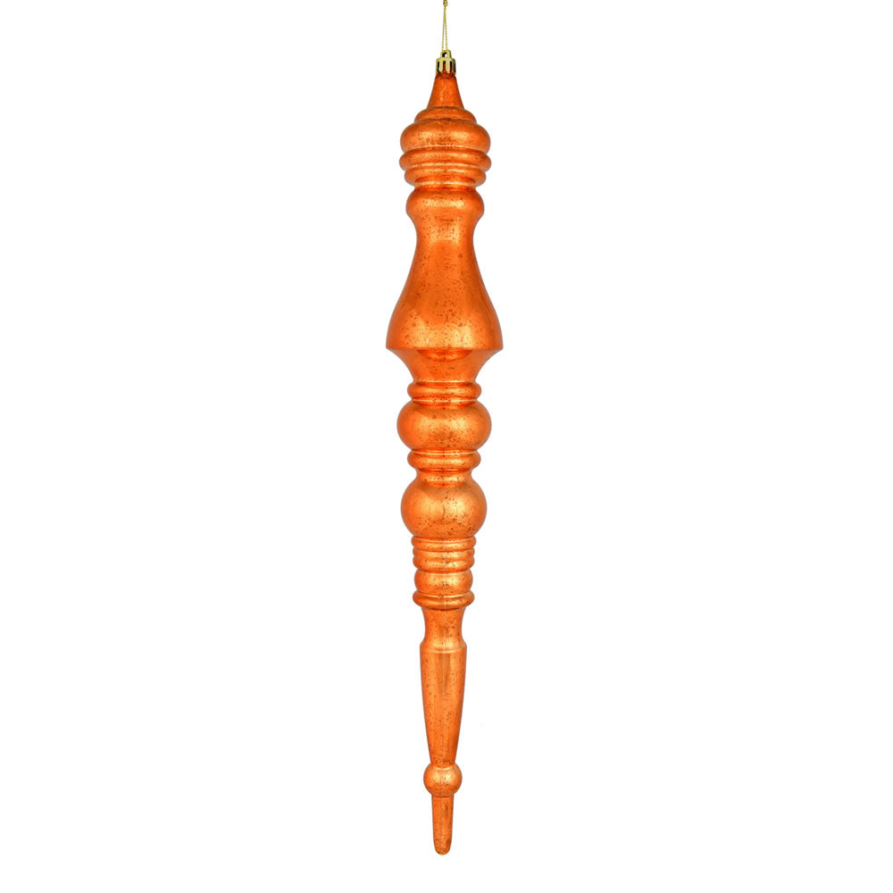 Vickerman 20" Burnish Orange Mercury Finial