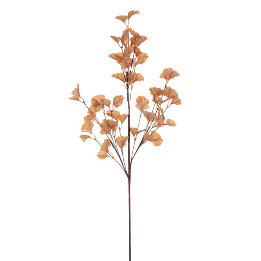 Vickerman 32" Yellow Orange Leaf Artificial Leaf Spray 4 per bag.