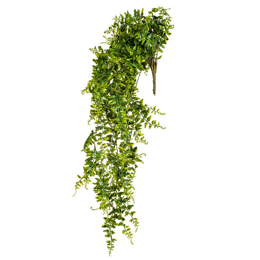 Vickerman 30" Artificial Green Buckler Fern Vine.