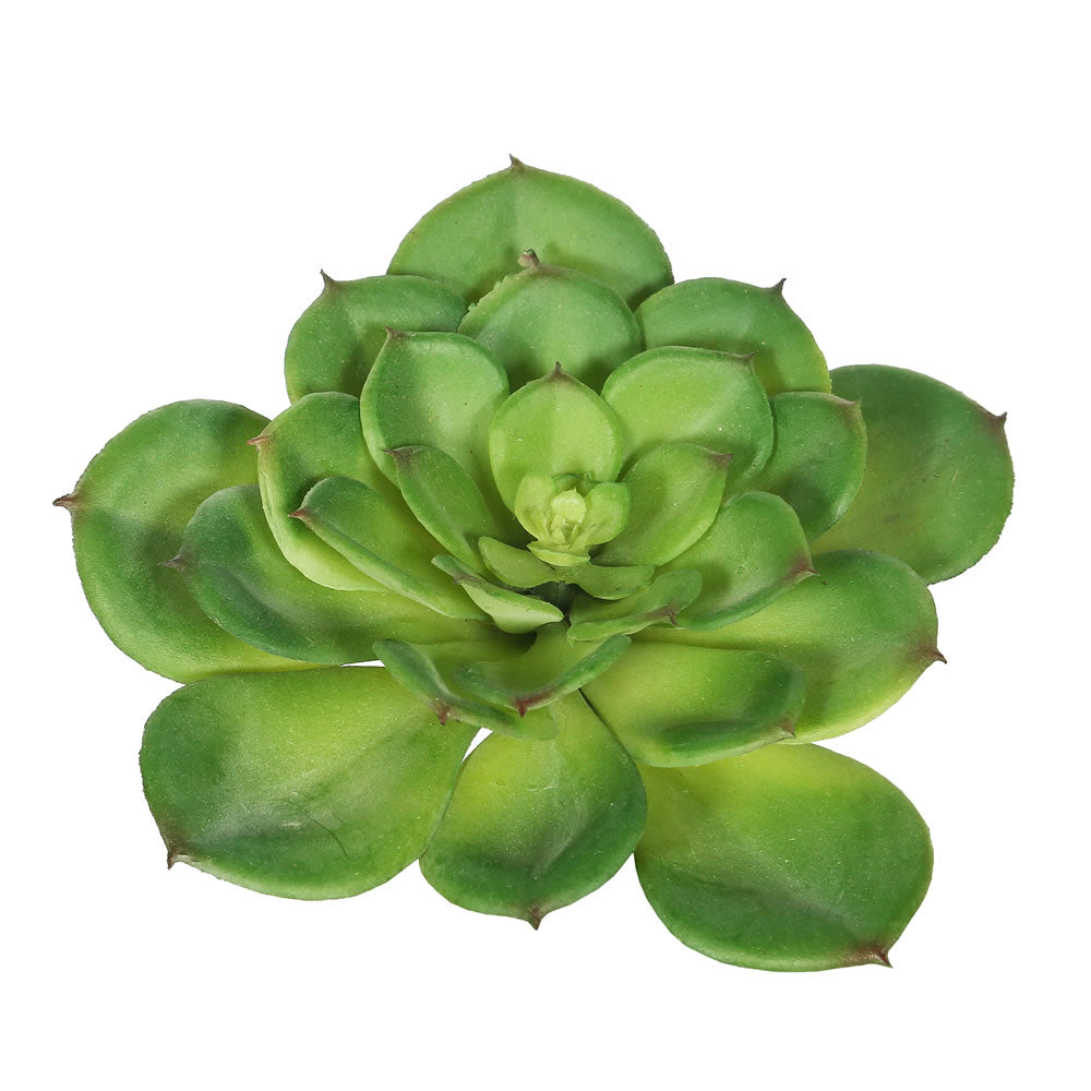 Vickerman 7" Artificial Green Succulent Stem Set of 3