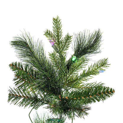 Vickerman 6.5' x 39" Southern Mixed Spruce Artificial Christmas Tree LED Multi-colored Lights