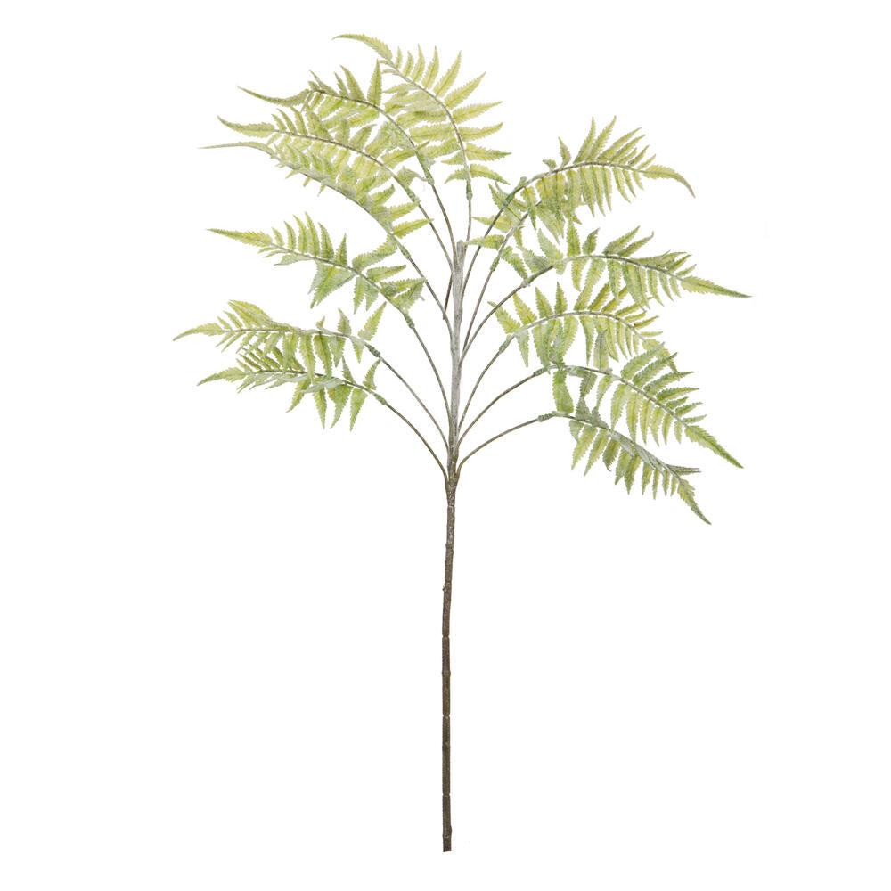 Vickerman 33.5" Light Green Artificial Jungle Fern Leaves Spray 2 per bag.