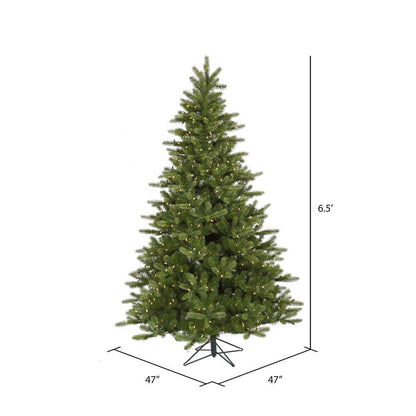 Vickerman 6.5' King Spruce Artificial Christmas Tree with Warm White Dura-Lit® LED Lights