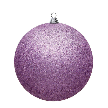 Vickerman 15.75" Orchid Glitter Ball Christmas Ornament