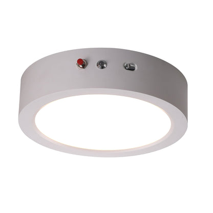 ASD Lighting LED Surface Mini Panel Round 7inch 15W 120V Triac 2700/3000/4000/5000/6000K with Battery Back-up 6W with ETL