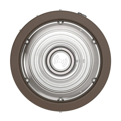 Westgate  Builder Series Indoor Round Canopy Light Selectable 30/40/50W 30/40/50K Sensor Ready With Em, Brz, Outdoor Lighting, 30W/40W/50W, 135 Lumens/W,  30K/40K/50K