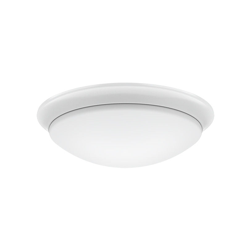 Westgate 11In LED Dome Flush Mount 20W 1500 Lumens 5Cct 27/30/35/40/50K 120V R80 Dim Es, ETL, Fcc, Wht, Residential Lighting, 20W, 1500 Lumens, 27K/30K/35K/40K/50K, White Finish, Dimmable Down To 10% Using A Standard TRIAC LED Dimmer