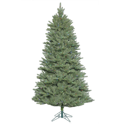 Vickerman 14' Colorado Spruce Slim Artificial Christmas Tree Multi-Colored LED Lights