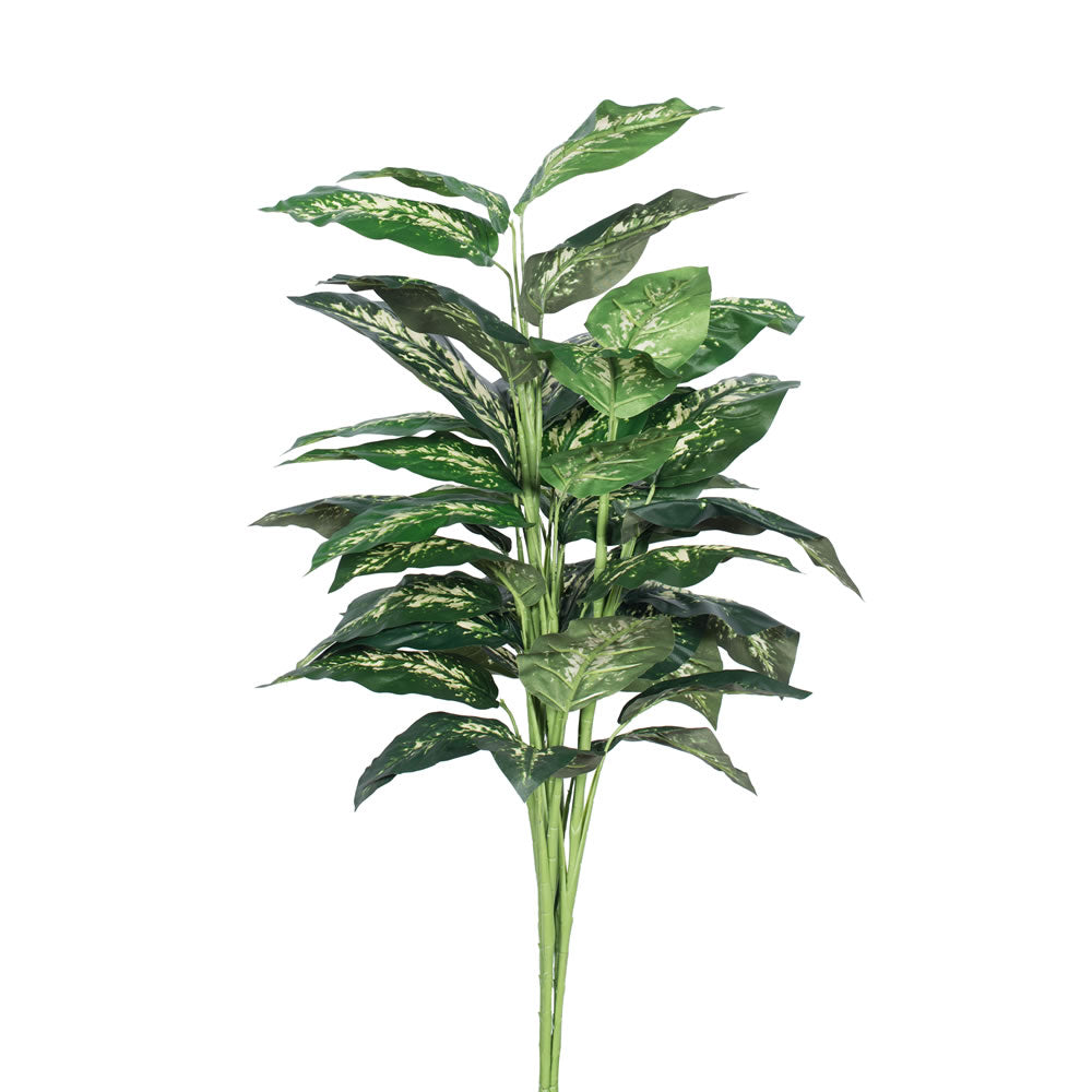 Vickerman 36" Artificial Green and White Dieffenbachia Plant.