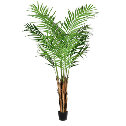 Vickerman 5' Artificial Potted Giant Areca Palm Tree.