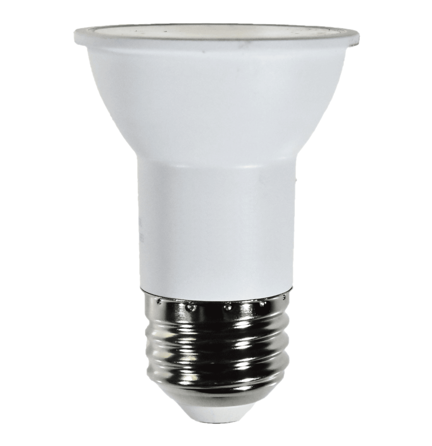 Damar PAR16 LED Long Neck Flood Light Bulb 6.5W 500 Lumen E26 Medium Base 5000K Bright White Ideal for Track & Recessed Spot Light Bulbs 120V CRI80 40° Beam Angle Dimmable White Finish Pack of 3