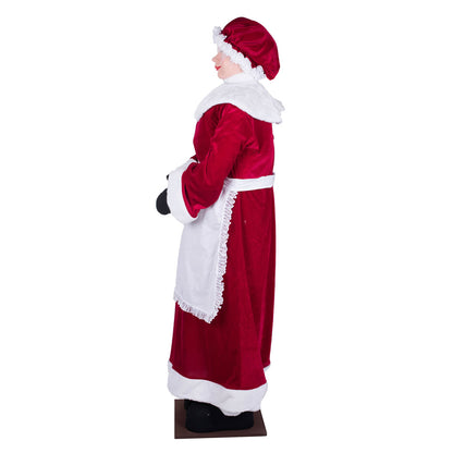 Vickerman 5' 8" Mrs Claus Standing or Sitting. Indoor use only