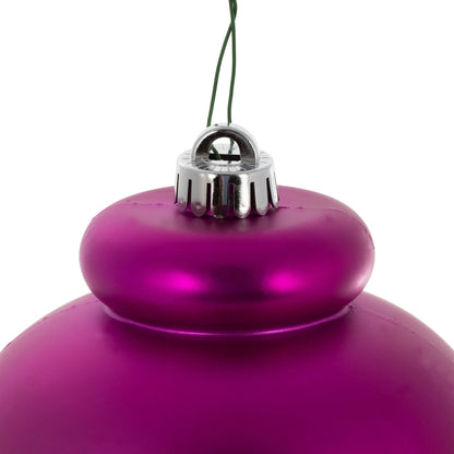 Vickerman 14" Fuchsia Matte Finial Ornament