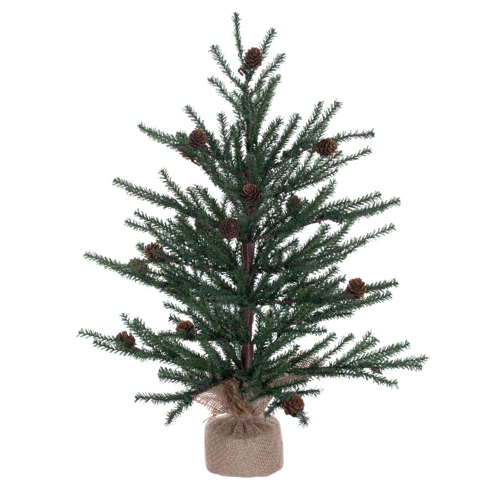 Vickerman 18" Carmel Pine Artificial Christmas Tree Unlit