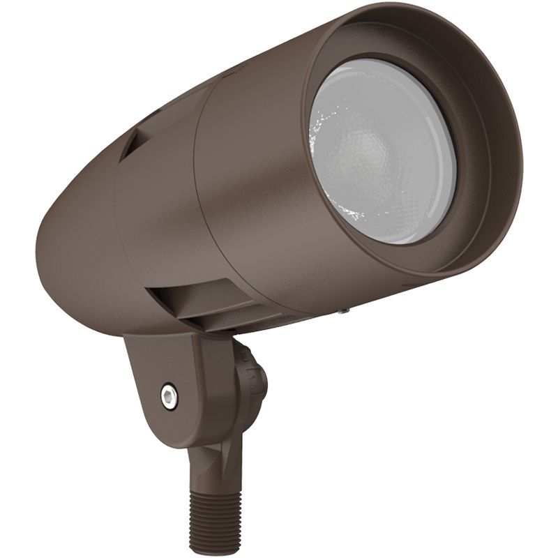 Westgate X-Gen Pro Bullet 120-277V 10-30W Select, 30/40/50K Select, 25-65-Degree, Bronze, Outdoor Lighting, 10W/20W/30W, 95 Lumens/W, 30K/40K/50K, Bronze Finish, 0~10V Dimming