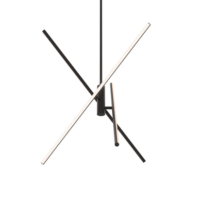 DALS Lighting Asterisk Three Branch Flush Mount And Pendant