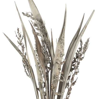 Vickerman 36" White Wash Bahia Spears with Seeds 2 pack Dried