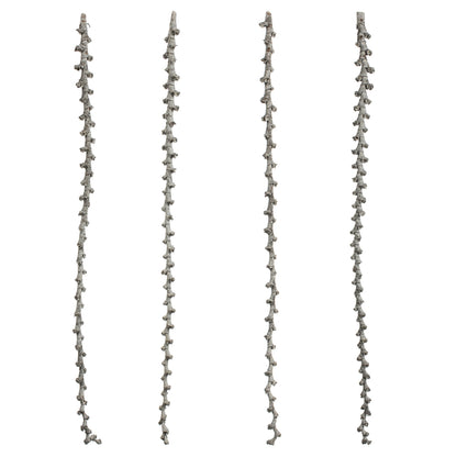 Vickerman 40-48" Frosted White Ladder Branches - XL straight 7 stems Dried