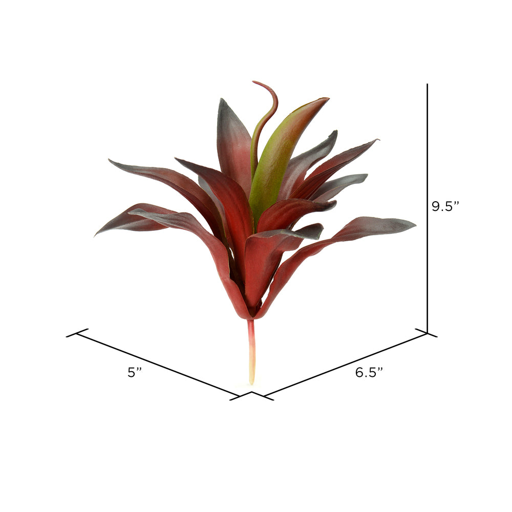 Vickerman 9.5" Artificial Purple/Red Aloe Vera Pick Set of 3