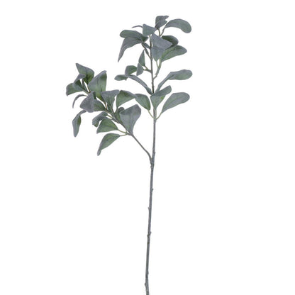 Vickerman 27" Artificial Frosted Green Lambs Ear Spray. 3 Sprays In A Bag.