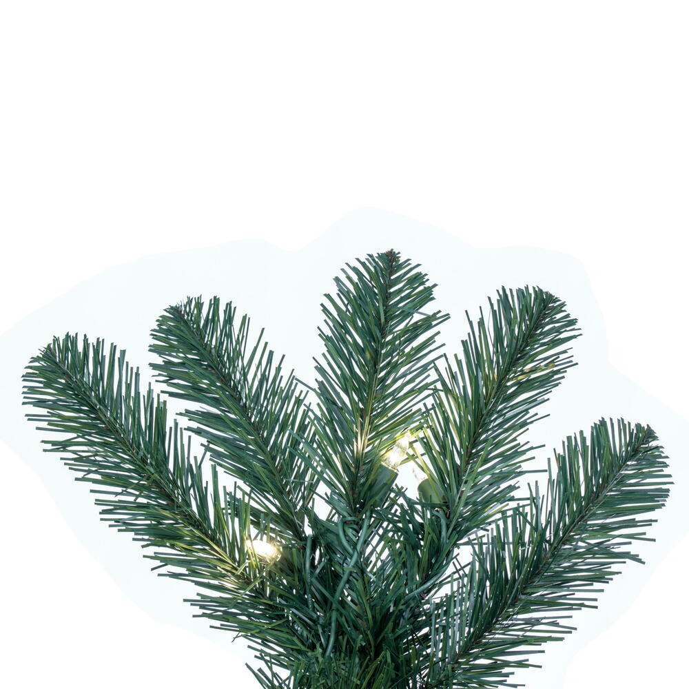 Vickerman 6.5' Salem Pencil Pine Artificial Christmas Tree 300 Warm White LED Dura-lit Lights