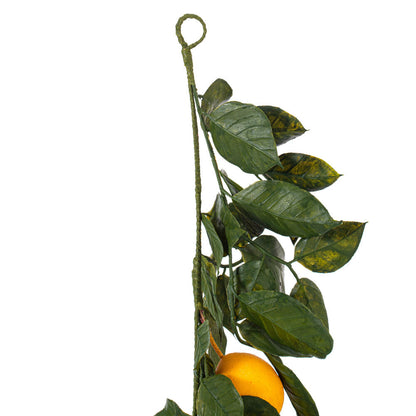 Vickerman 6' Artificial Green and Yellow Salal Leaf Lemon Garland.