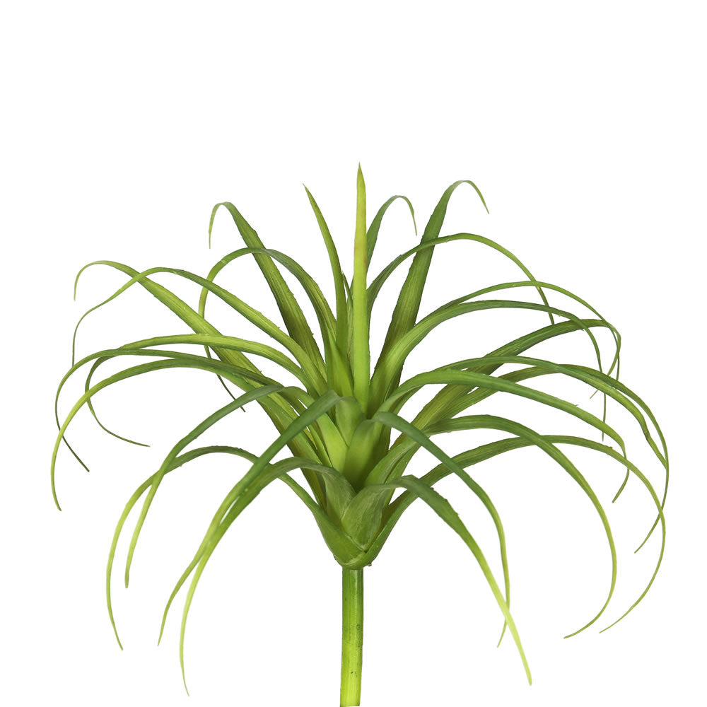 Vickerman 8" Artificial Green Grass Stem Set of 3