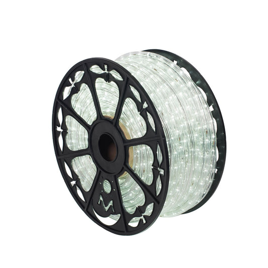 Vickerman 150' x .5" Pure Wht LED Rope Light Spool 120 Volt.
