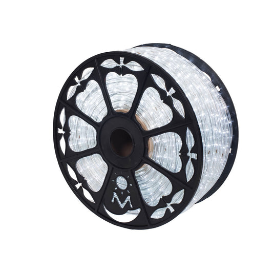 Vickerman 150' x .5" Cool Wht LED Rope Light Spool 120 Volt.