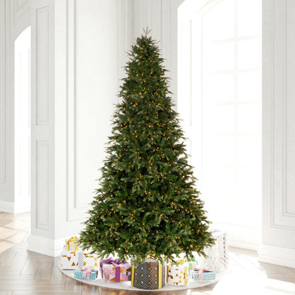 Vickerman 7.5' x 56" Douglas Fir Artificial Christmas Tree with Warm White LED Lights.
