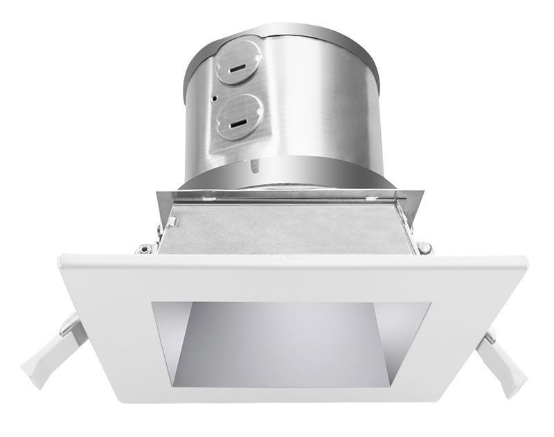 Westgate 4 LED Commercial Recessed Light, Commercial Indoor Lighting, 20W, 1600-1720 Lumens, 3000K/4000K/5000K, Haze Finish Finish, 0~10V Dimmable